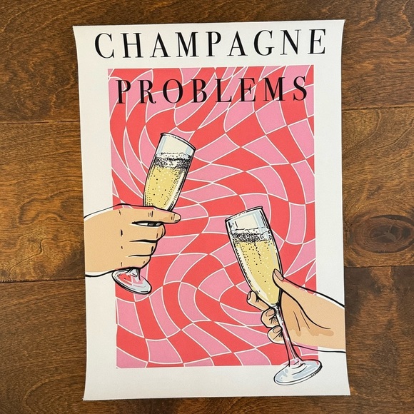 ✨2/$16 or 3/$20✨ Taylor Swift Poster Champagne Problems Unique Canvas Print - Picture 1 of 4